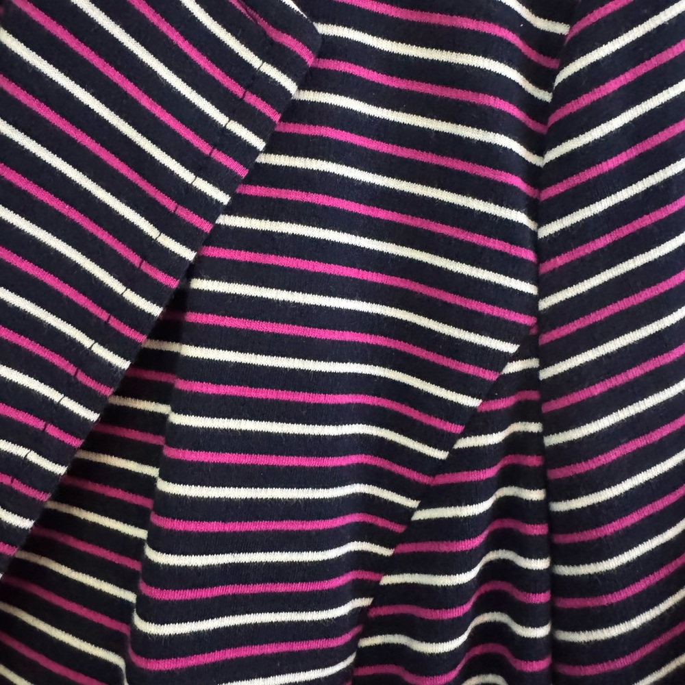 Talbots Womens Knit Blazer Striped Long Sleeve Button Front Casual Jacket XL Pet - Picture 4 of 5